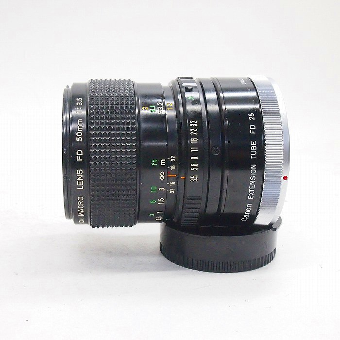 yÁz(Lm) Canon NEW FD 50/3.5+FD-25