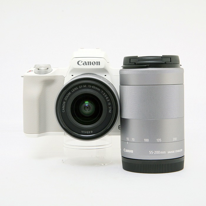 【中古】(キヤノン) Canon キヤノン EOS KISS M2 ダブルズームキツト ホワイト