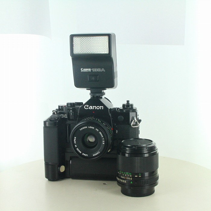 yÁz(Lm) Canon A-1+DRIVE MA+BATTERY PACK MA+FD35/2.8