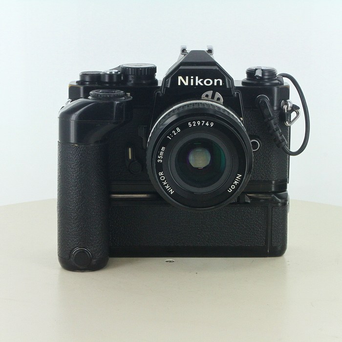 【中古】(ニコン) Nikon FM2 BK+MF12+MD12+Ais35/2.8