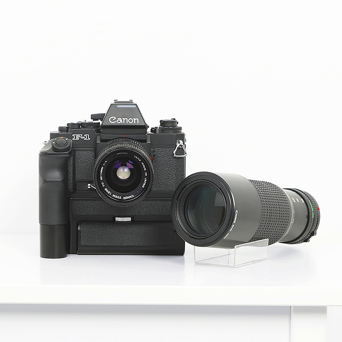 yÁz(Lm) Canon NEW F-1 + FD35-70/4 +100-300/5.6 +DATA BACK FN