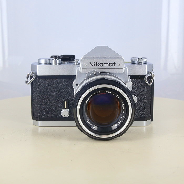 【中古】(ニコン) Nikon ニコマートFT シルバー+ニッコールSオート 50/1.4