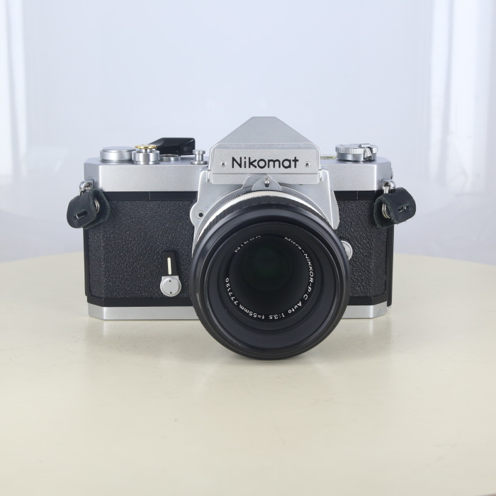 【中古】(ニコン) Nikon ニコマートFT シルバー+マイクロニッコールPCオート 55/3.5