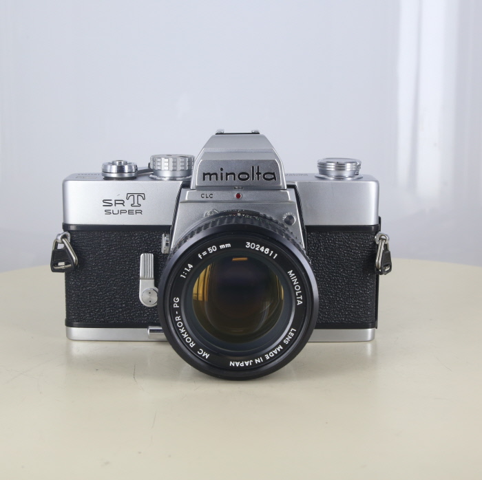 �y���Áz(�~�m���^) MINOLTA SRT�X�[�p�[+MC���b�R�[��PG 50/1.4