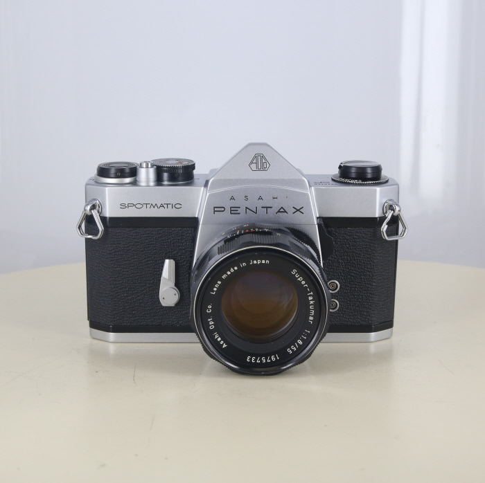 �y���Áz(�y���^�b�N�X) PENTAX SP �V���o�[+�X�[�p�[�^�N�}�[55/1.8