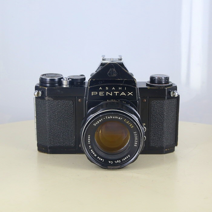 �y���Áz(�y���^�b�N�X) PENTAX S2 �u���b�N+Super-Takumar 55/2