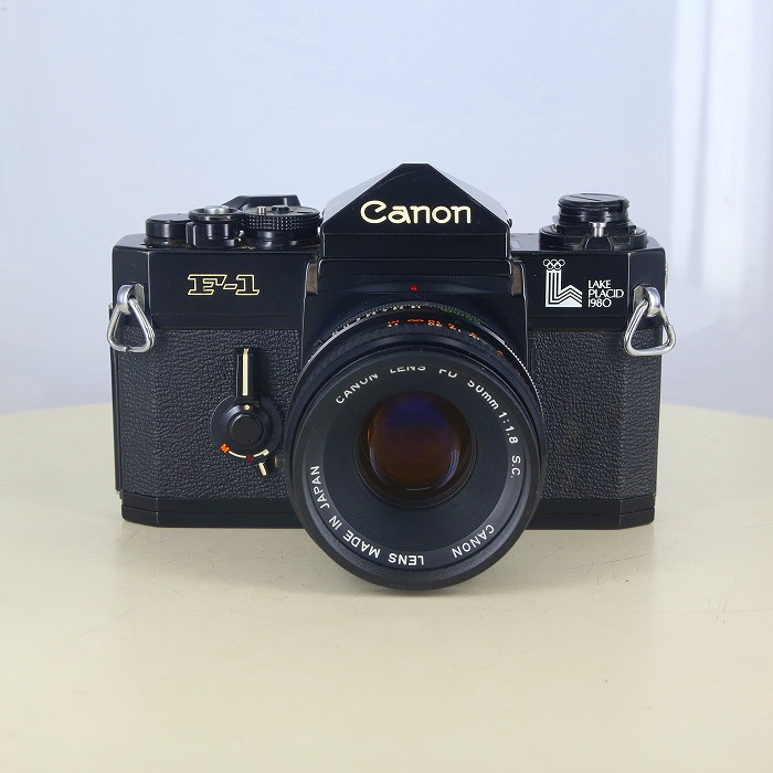 �y���Áz(�L���m��) Canon F-1 LAKE PLACID 1980 �L�O���f��+FD 50/1.8 S.C.
