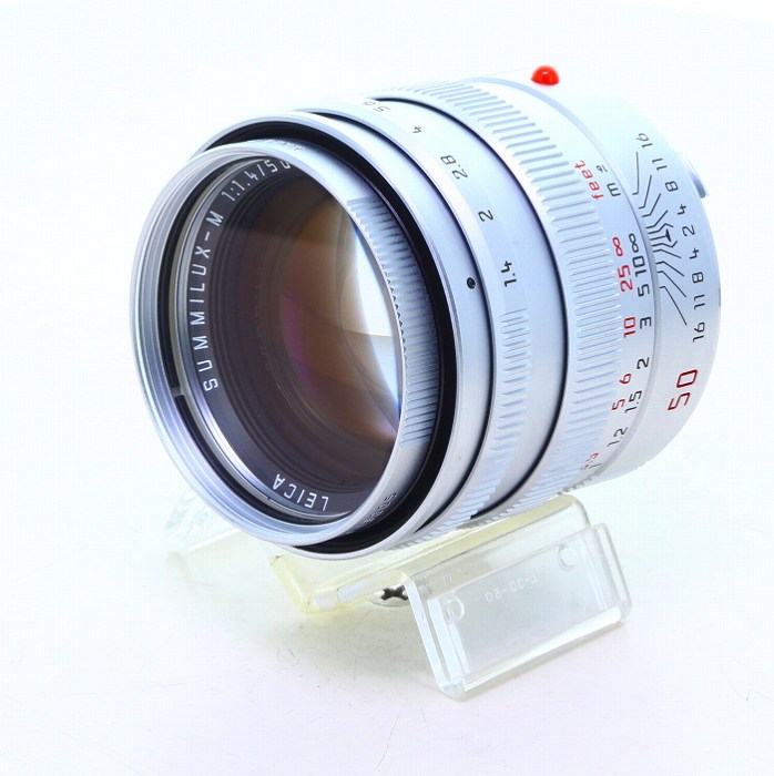 【中古】(ライカ) Leica ズミルックス M50/1.4 フード組込 シルバー
