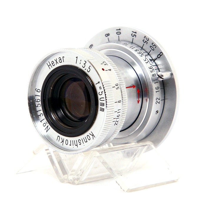 【中古】(コニカ) KONICA Hexar L50/3.5 沈胴(Konishiroku)