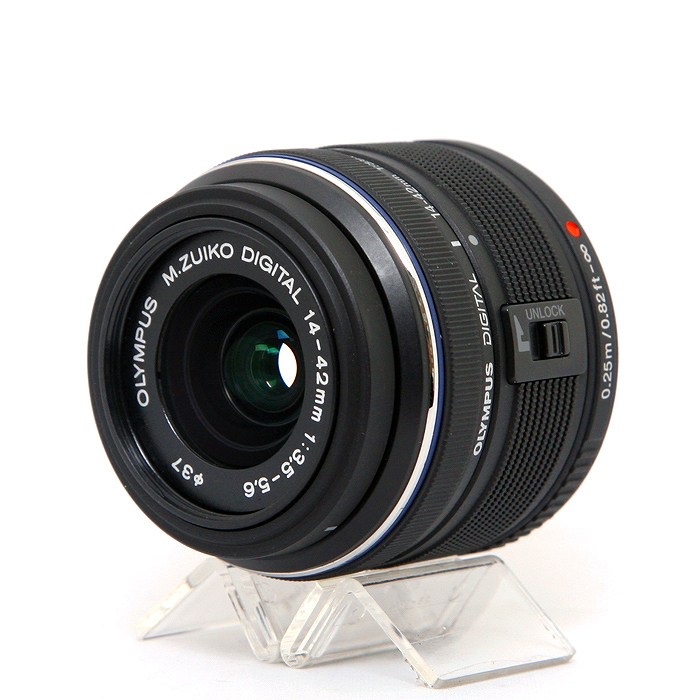 【中古】(オリンパス) OLYMPUS M.ZUIKO DIGITAL 14-42/3.5-5.6II R ブラック
