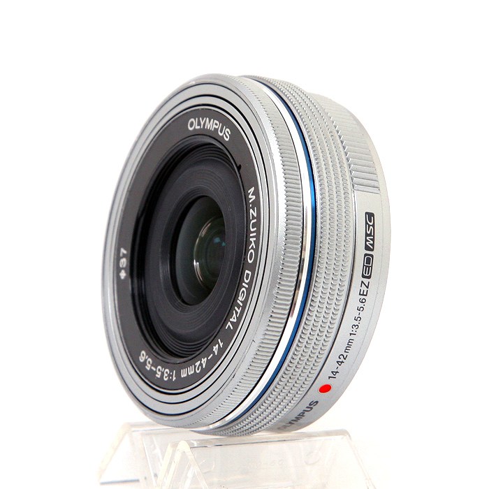 【中古】(オリンパス) OLYMPUS M.ZUIKO DIGITAL ED14-42/3.5-5.6 EZ シルバー