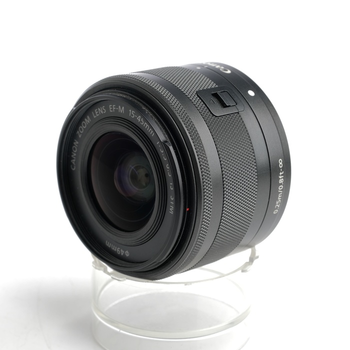 【中古】(キヤノン) Canon EF-M15-45/F3.5-6.3 IS STM グラフアイト