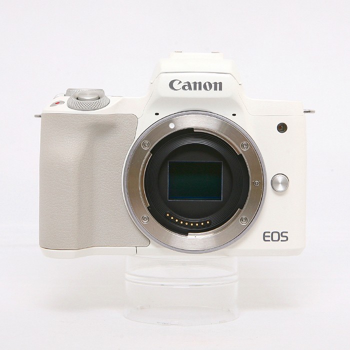 【中古】(キヤノン) Canon EOS M50 MarkII ホワイト(EOS Kiss M2海外モデル)※充電器無シ