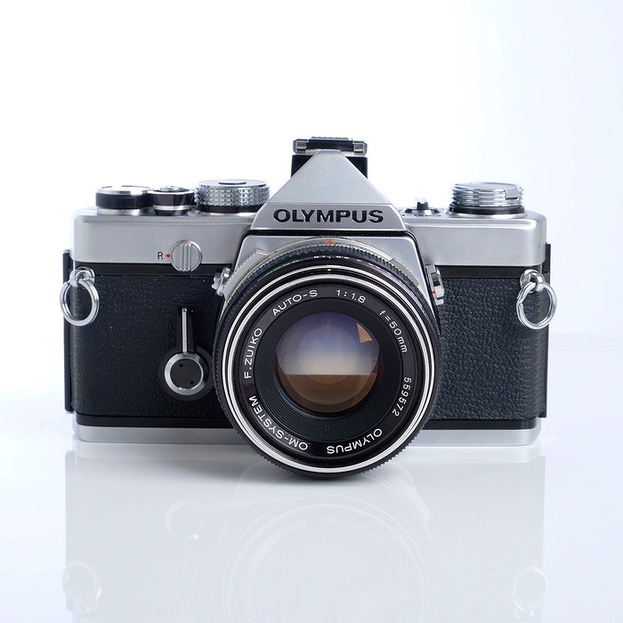 【中古】(オリンパス) OLYMPUS OM-1+オートS50/1.8