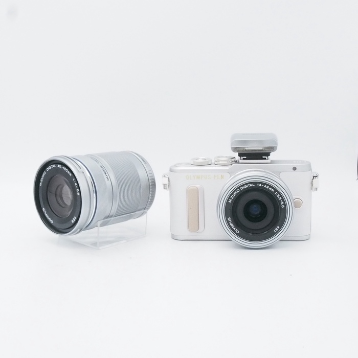 【中古】(オリンパス) OLYMPUS E-PL8 EZダブルズームキツト ホワイト