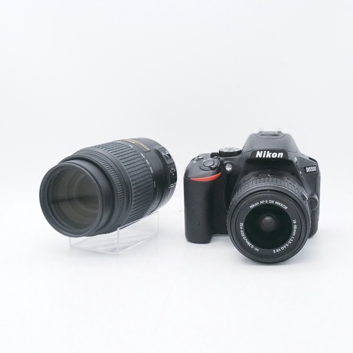 【中古】(ニコン) Nikon D5500 ダブルズームキツト ブラツク