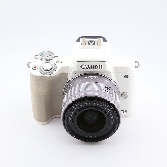 【中古】(キヤノン) Canon EOS KISS M/EF-M15-45 IS STM キツト ホワイト