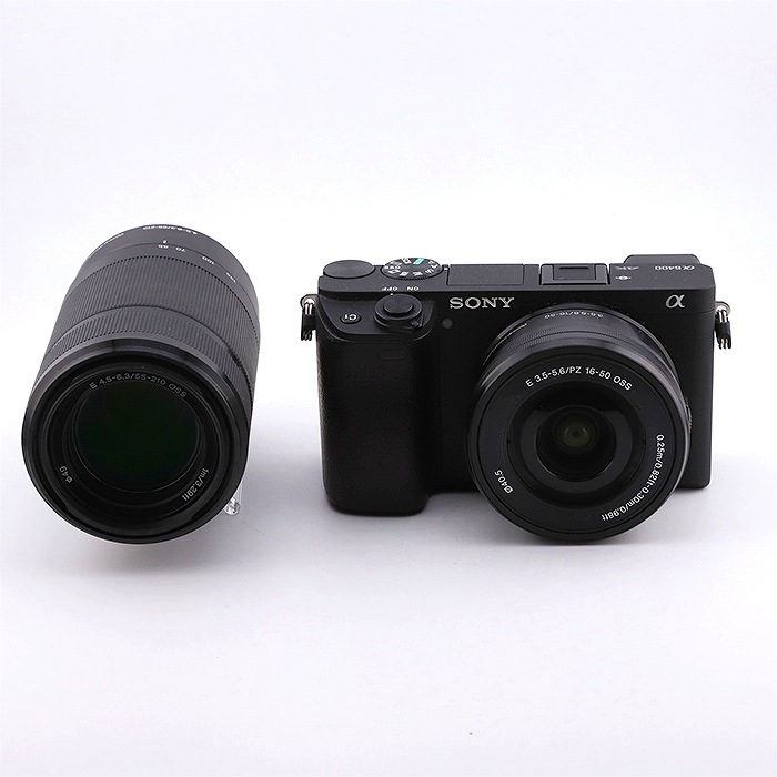 【中古】(ソニー) SONY α6400 ブラック ダブルズームレンズキツト