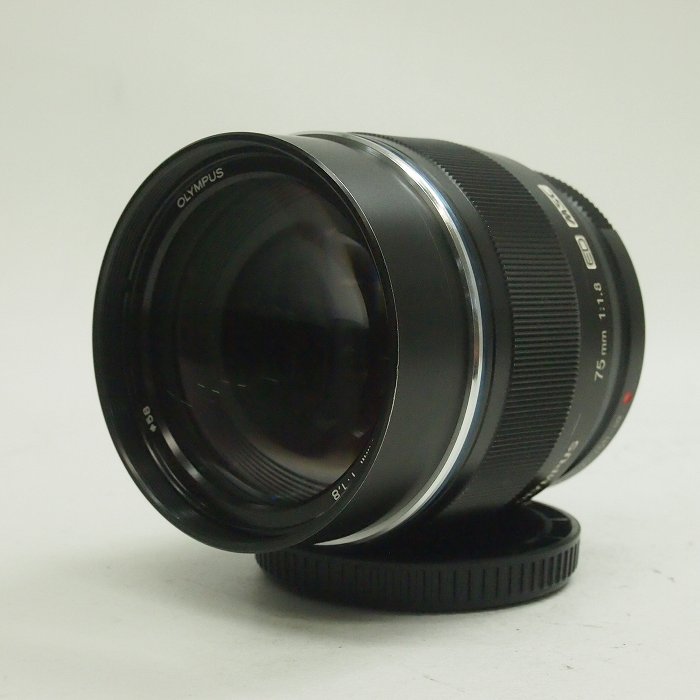 【中古】(オリンパス) OLYMPUS M.ズイコーデジタル ED75/1.8 ブラック