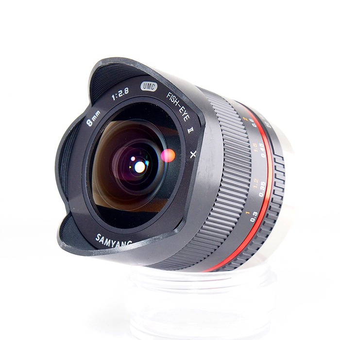 【中古】(サムヤン) SAMYANG 8/2.8 UMC FISH-EYE II フジFX