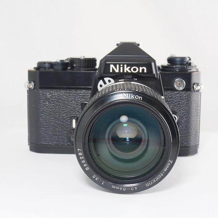 【中古】(ニコン) Nikon FE ブラック + AI 43-86/3.5