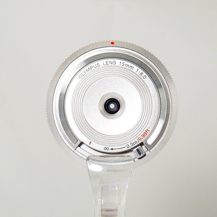 【中古】(オリンパス) OLYMPUS BCL-1580 シルバー ボディキャップレンズ
