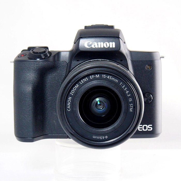 【中古】(キヤノン) Canon EOS Kiss M/EF-M15-45 IS STM ブラック