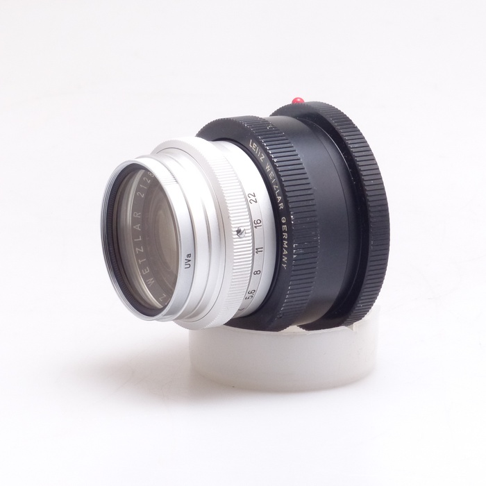 �y���Áz(���C�J) Leica Elmarit 90/2.8 �w�b�h�m�~ �V���o�[ + 16464 �u���b�N