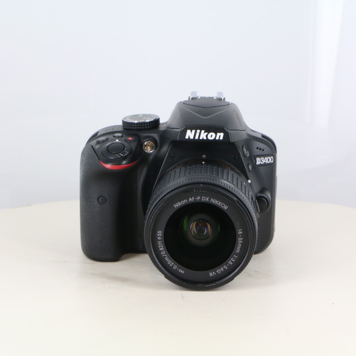【中古】(ニコン) Nikon D3400+18-55VR レンズキツト ブラツク