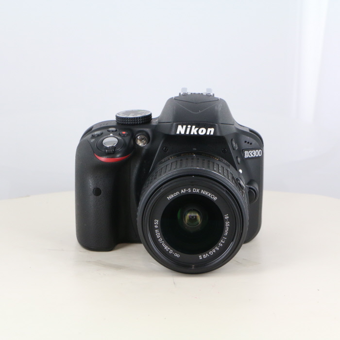 【中古】(ニコン) Nikon D3300+18-55VR2 レンズキツト ブラツク