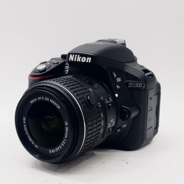 【中古】(ニコン) Nikon D5300+18-55VRII レンズキット ブラック