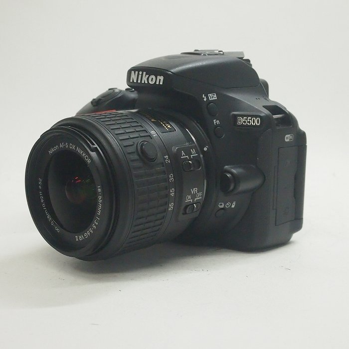 【中古】(ニコン) Nikon D5500+AF-S DX 18-55/3.5-5.6G VRII ブラック