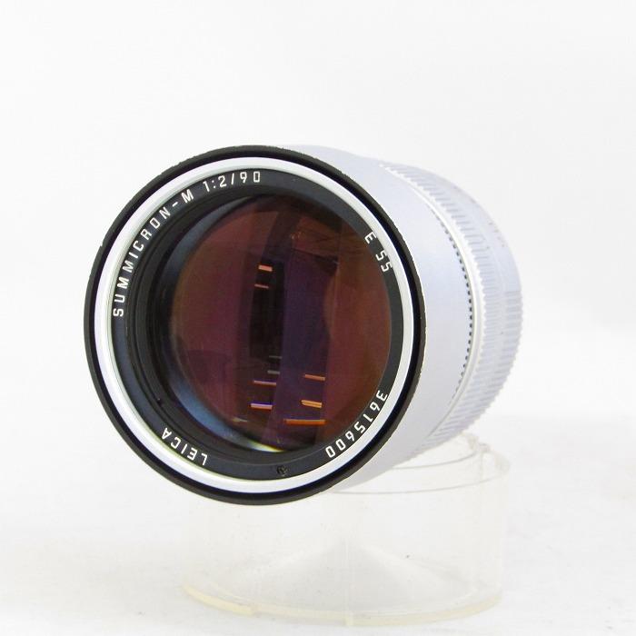 【中古】(ライカ) Leica M 90/2 (E55 フード組込) シルバー
