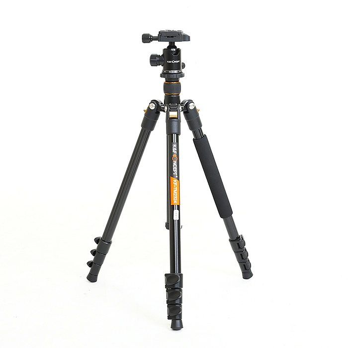 【中古】(K&F CONCEPT) K&F CONCEPT 自由雲台付 アルミ三脚 KF-TM2324