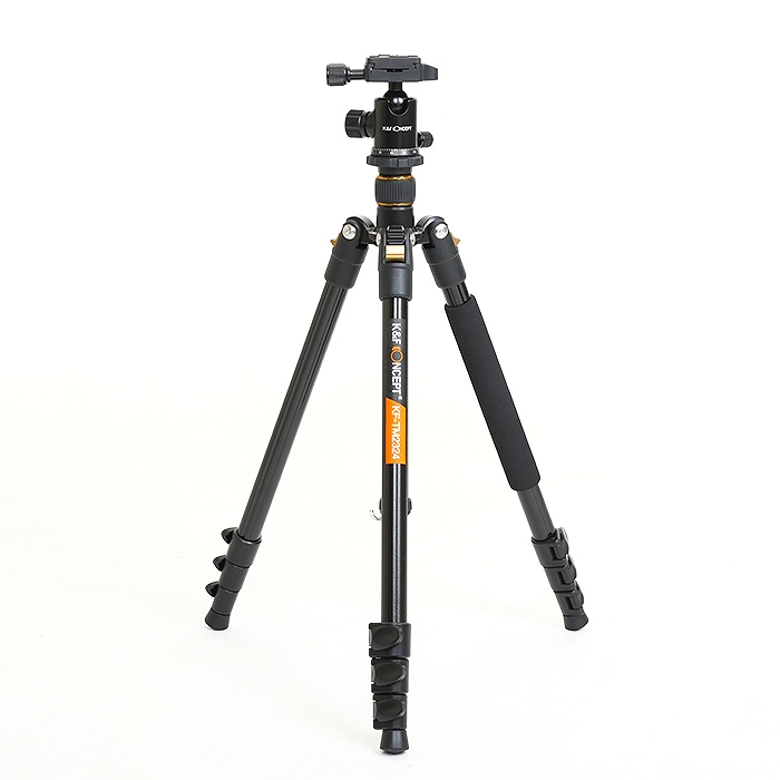 【中古】(K&F CONCEPT) K&F CONCEPT 自由雲台付 アルミ三脚 KF-TM2324