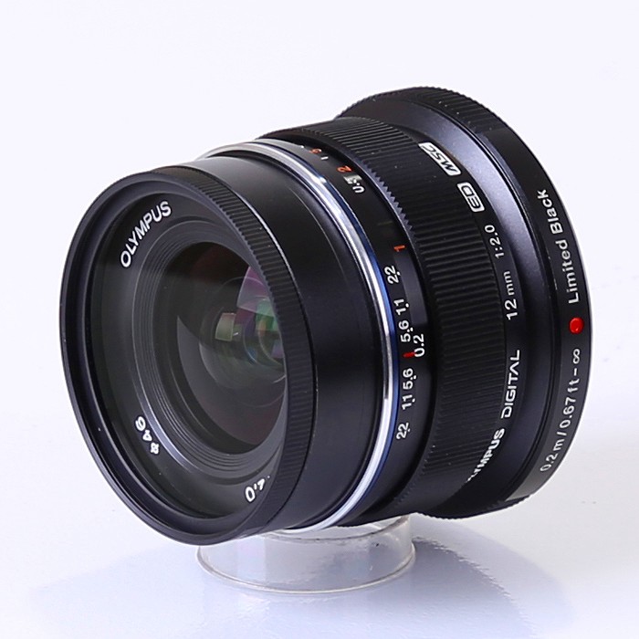 【中古】(オリンパス) OLYMPUS M.ズイコーデジタル ED12/F2.0 リミテツドBKキツト