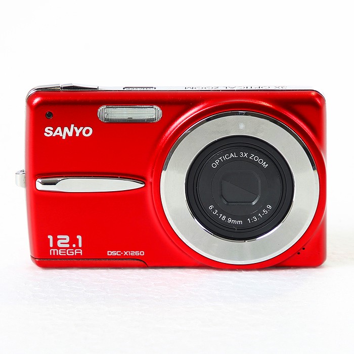 【中古】(サンヨー) SANYO DSC-X1260型 赤