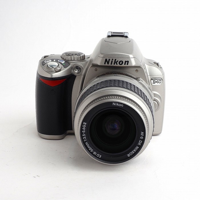 【中古】(ニコン) Nikon D40 レンズキツト シルバー