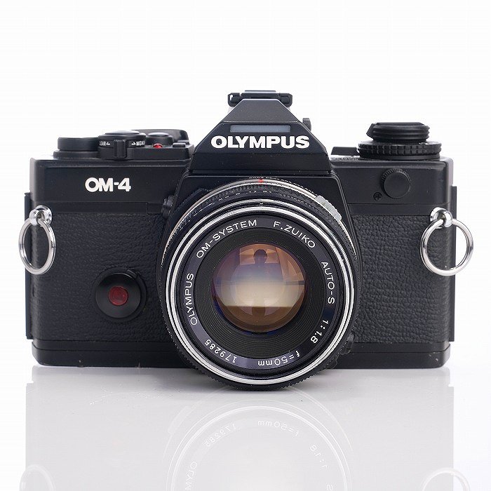 【中古】(オリンパス) OLYMPUS OM-4 (ブラック) + AUTO-S 50/F1.8