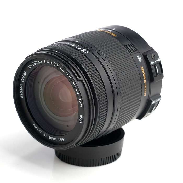 【中古】(シグマ) SIGMA 18-250/3.5-6.3 DC マクロ OS HSM ニコンFマウント用