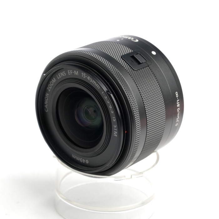 【中古】(キヤノン) Canon EF-M15-45/3.5-6.3 IS STM グラフアイト