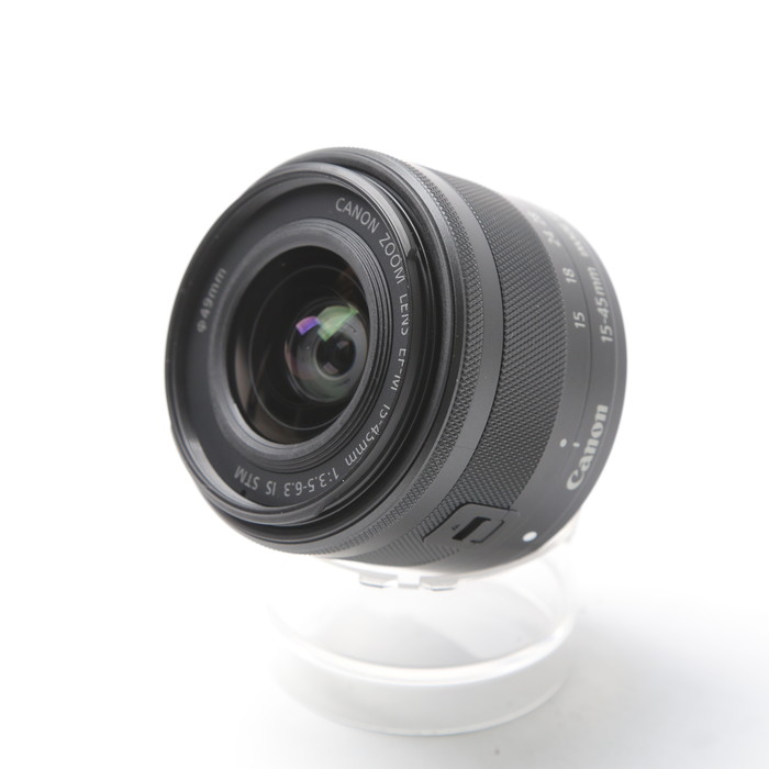 【中古】(キヤノン) Canon EF-M15-45/F3.5-6.3 IS STM グラフアイト