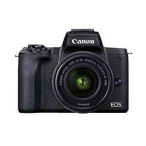 【新品】(キヤノン) Canon EOS Kiss M2 EF-M15-45 IS STM レンズキット ブラック