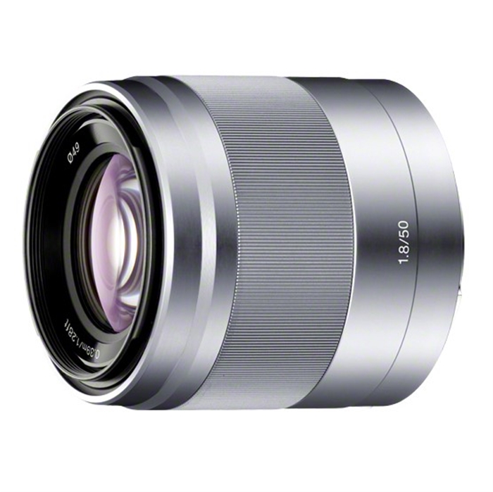 【新品】(ソニー) SONY E 50mm F1.8 OSS シルバー (SEL50F18) 単焦点レンズ Eマウントレンズ