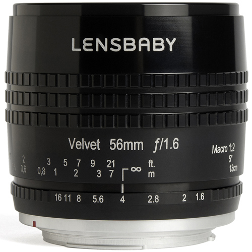 Lensbaby (レンズベビー) Velvet 56 56mm F1.6 ソフト (キヤノンEF用) ブラック