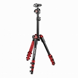 Manfrotto (マンフロット) befree one アルミニウム三脚キット MKBFR1A4R-BH レッド